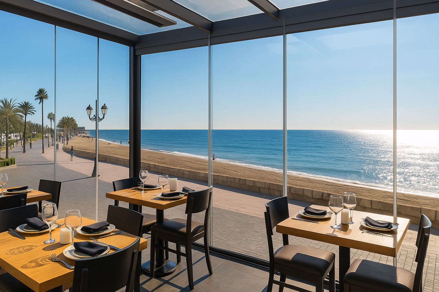 Остекление ресторанов